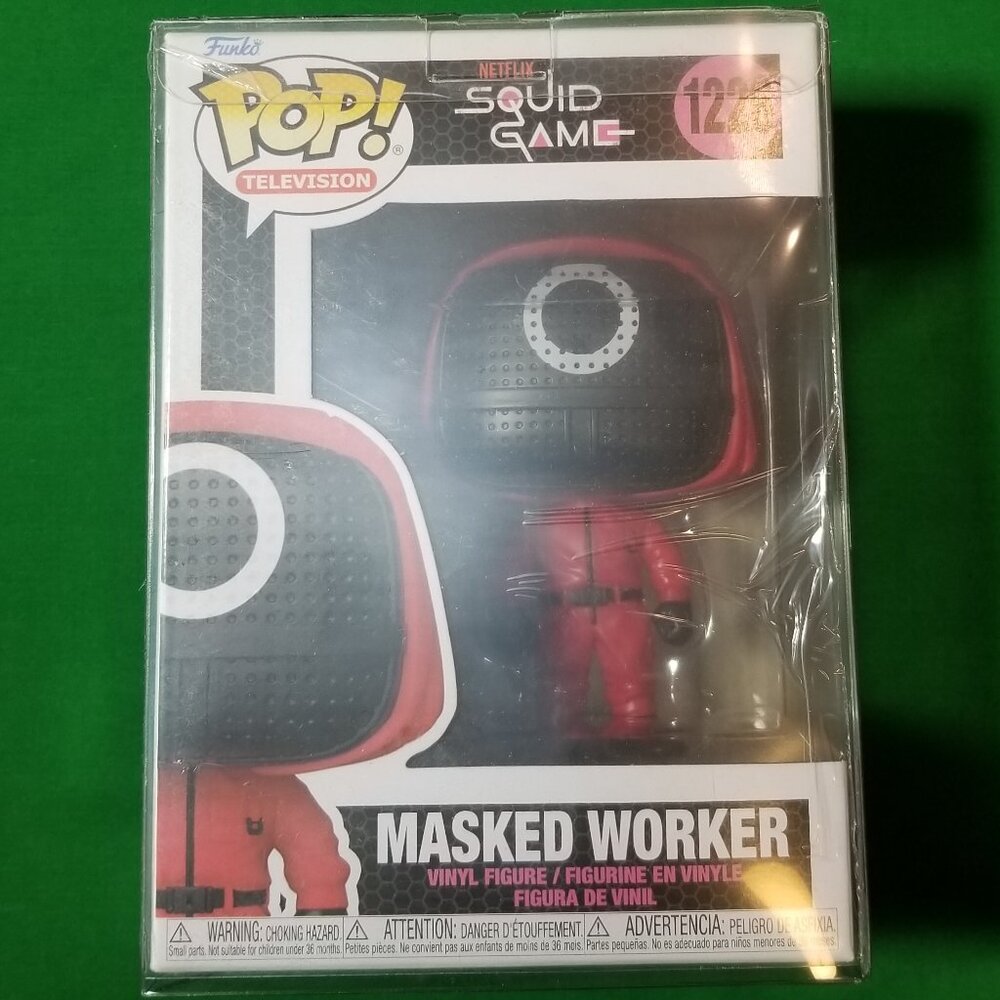 Funko Pop! Vinyl Circle Mask Red Soldier #1226 Squid Games New with Protector